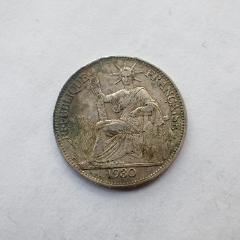 チュニジア銀貨　1930年　20フラン 目玉商品「明治13年旧20円金貨」は3,600万円から入札可能！ 東京