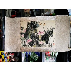  strong>卫仙游画宋省予笔意双画眉花鸟类2尺 /strong>_花鸟国画原作