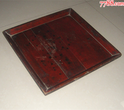 清代老木盘方盘-价格:160元-se98064344-木盘/木盛具-零售-7788收藏__收藏热线