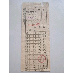 1976年柳州铁路局硬座区段客票（凭祥站至双垌堡）