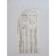 1972年（最高指示）成都铁路局区段加快票（重庆至保定）
