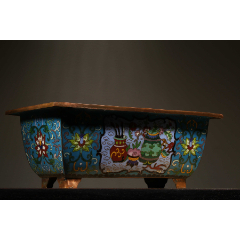中国古美術・旧藏純銅製景泰藍四大美女の鼻煙壺・純手描き・七宝烧 ・純銅製・置物 中国古美術・旧藏純銅製景泰藍四大美女の鼻煙壺・純手描き・七宝