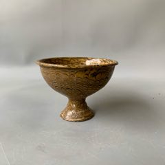 清代民窑黄釉花瓶-黄釉瓷-7788旧书网