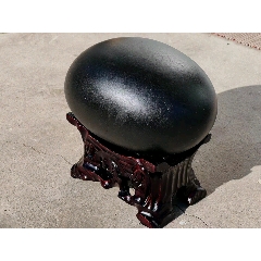 墨玉石|黑金刚,相当圆滑,乌黑发亮,纯天然原生态20/14/11