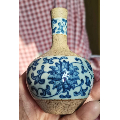 清時代青花 清代青花杂宝纹盘-青花瓷-7788旧书网