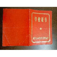 文，革时期安徽省蚌埠市第十六中学毕业证