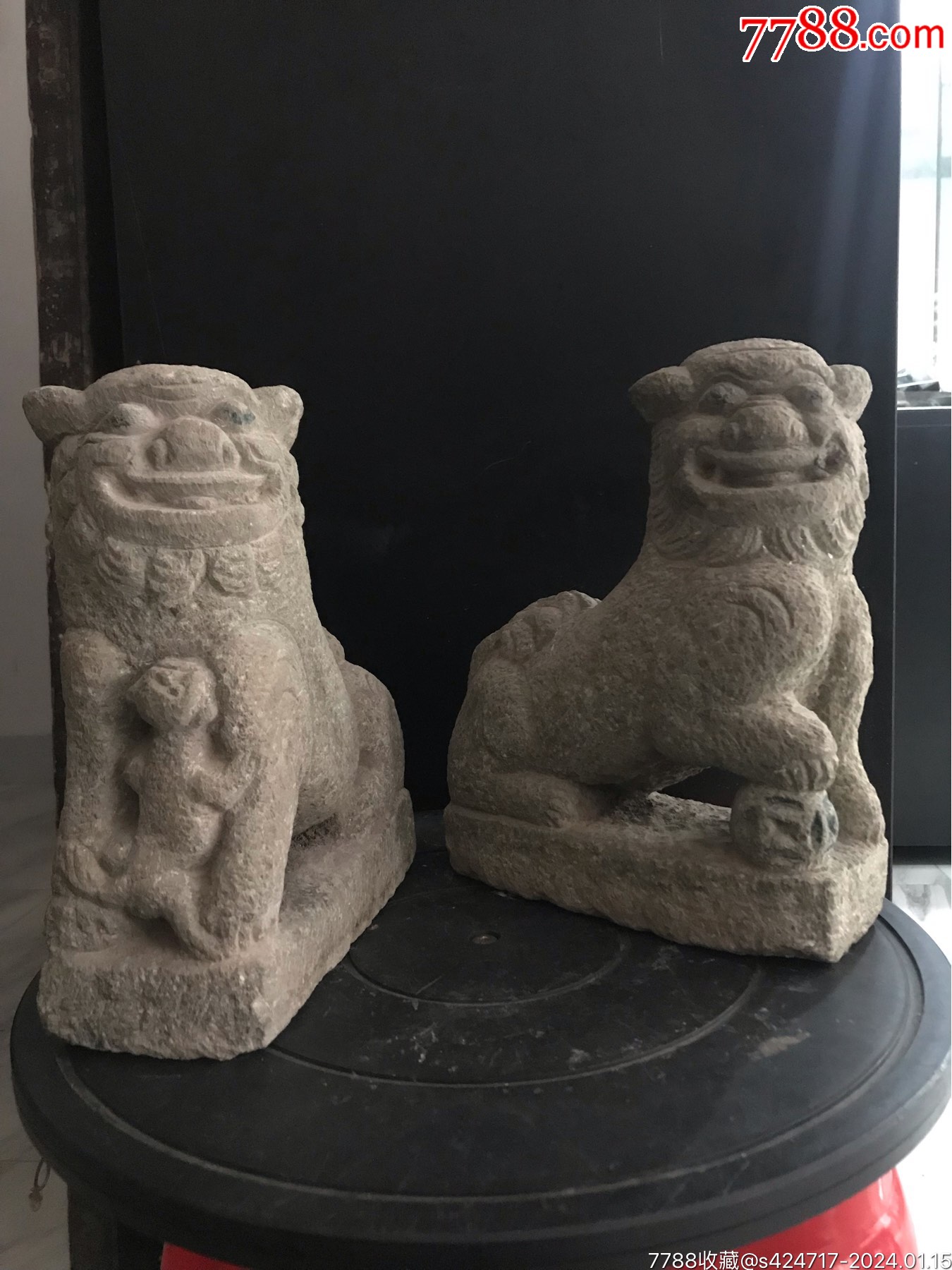 青石石雕师子_石狮/石雕塑_紫气东来江志辉【7788收藏__收藏热线】
