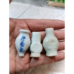 清乾隆青花山水风景人物小罐-青花瓷-7788旧书网