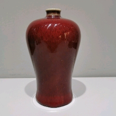 清祭红釉梅瓶-红釉瓷-7788旧书网