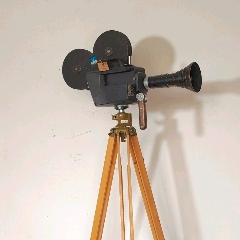 1929年中古古董美国德瑞devry16毫米16mm电影胶片摄影机稀有馆藏已