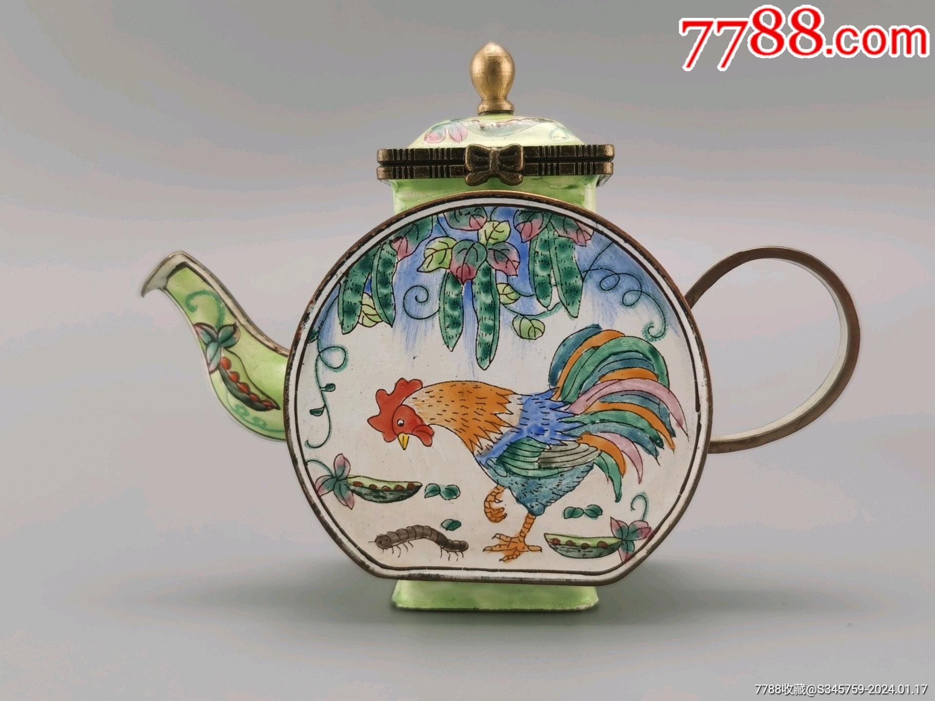 珐琅精品小水壶_其他景泰蓝/珐琅_欧亚潮流海外回流【7788红宝书】