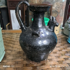 宋代黑釉鸡头壶_黑瓷/酱釉瓷_选庐骨董【7788旧书网】