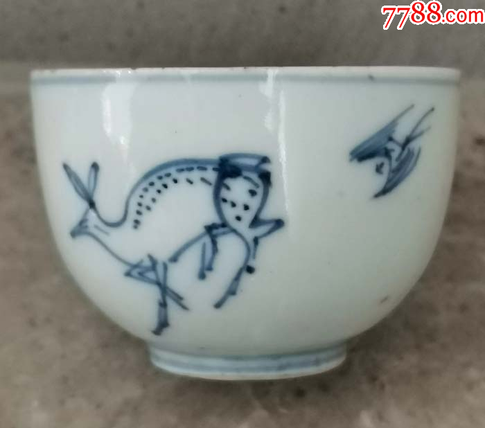 明青花小杯-价格:860元-se98566004-青花瓷-零售-7788收藏__收藏热线