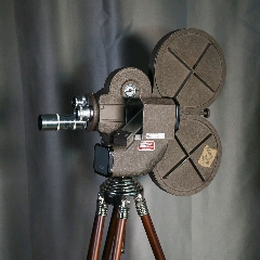 1929年中古古董美国德瑞devry16毫米16mm电影胶片摄影机稀有馆藏已