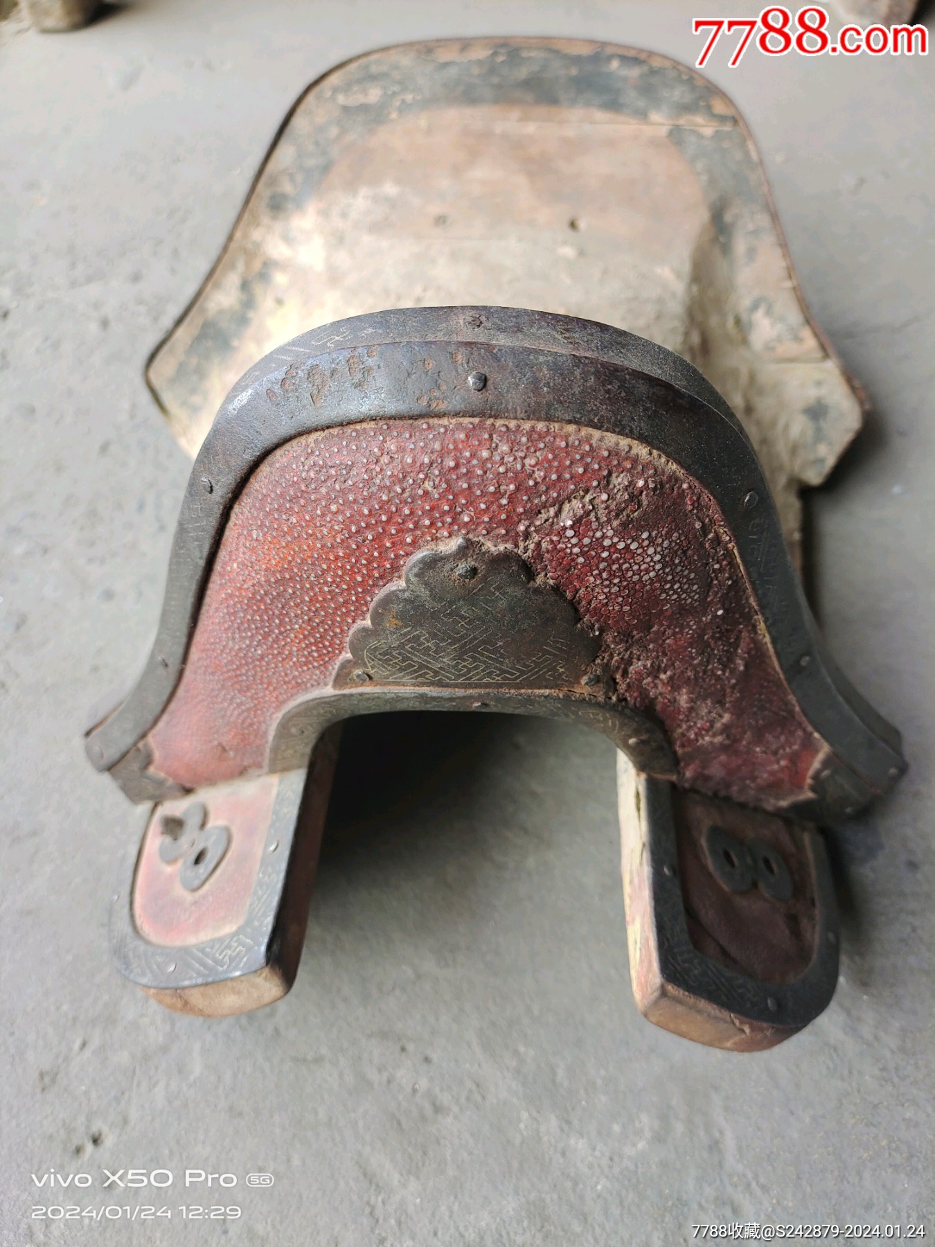 清代搓银马鞍-价格:3800元-se98660140-马具/马鞍-零售-7788收藏__收藏热线