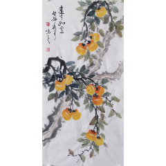 中国艺术研究院研究员中美协会员著名画家赵倩水墨写意花鸟画水仙花