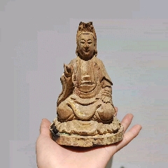 清代木雕觀音_雷雷的店