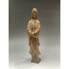 清代黄杨木雕铁拐李-木佛像/人像-7788旧书网