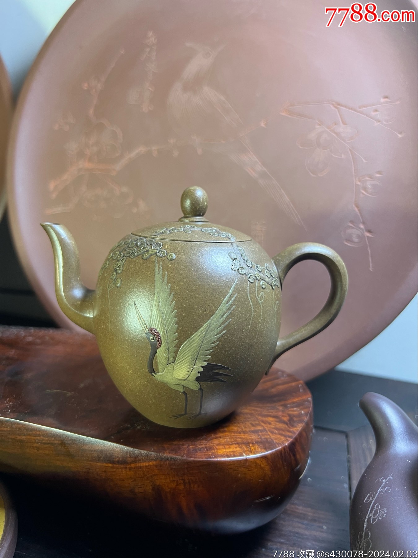 顾景舟·美人肩·乌泥龙窑柴烧·200cc-价格:1600元-se98817256-紫砂