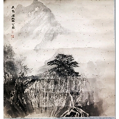 湖北省工艺美术大师周天林作品-山水国画原作-7788旧书网
