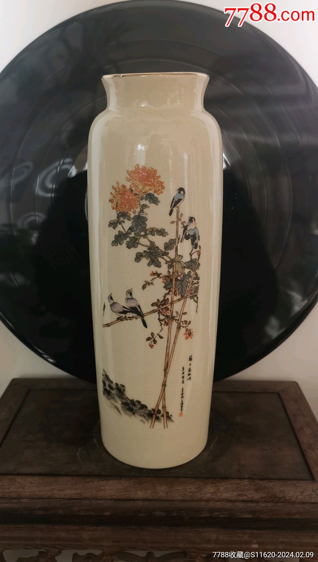 中国花瓶【桐箱付】 48034137.jpg