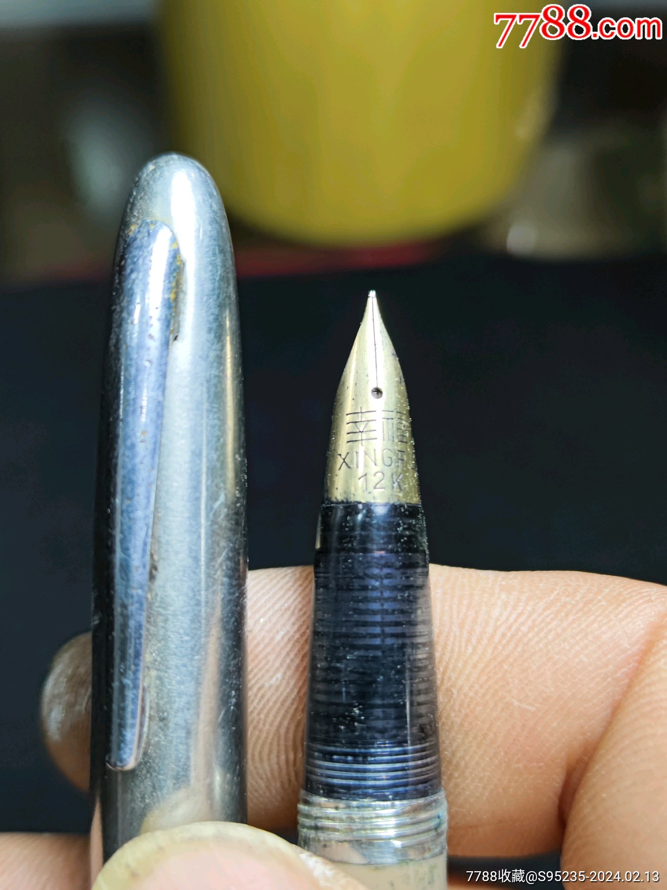解放初期笔头很好的幸福12K金尖笔_钢笔_时代新居民【7788收藏__收藏热线】
