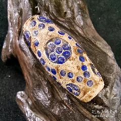  strong>旧藏蜻蜓眼老琉璃珠 /strong>_琉璃珠/球