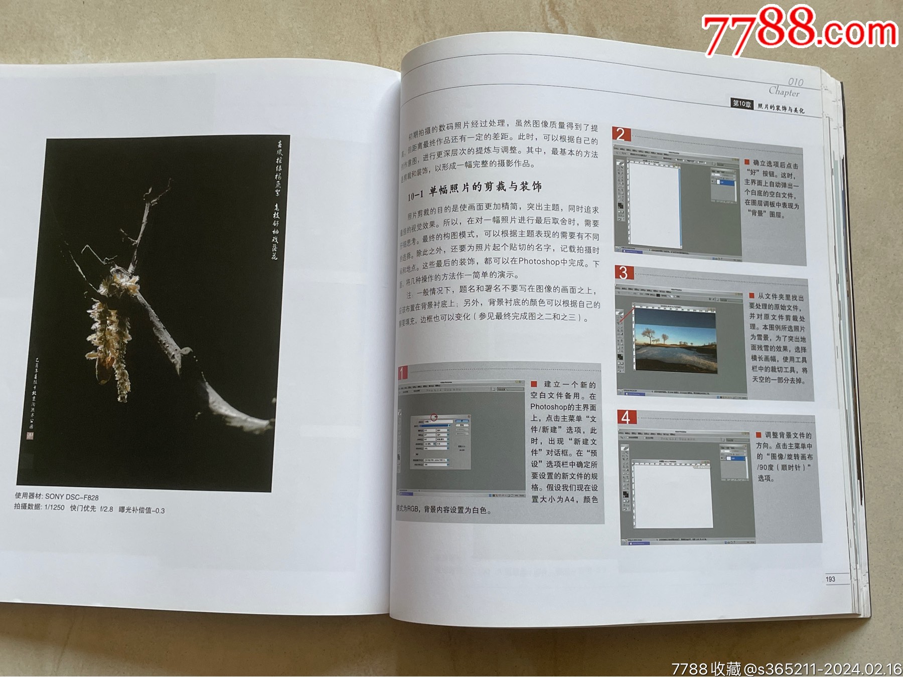 數(shù)碼攝影書一本_價格15元【麥茲星的舊物】_第5張_7788收藏__收藏?zé)峋€