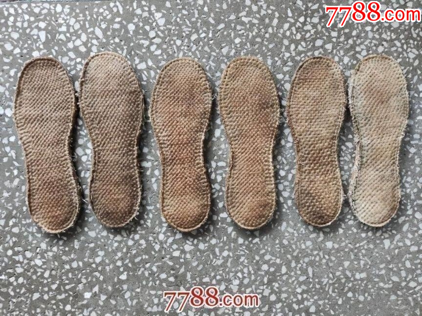 民国:怀旧纯手工老布鞋"千层底"三双,一起卖(低价出)_价格5元【明晶阁