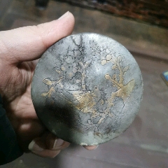 清代鑲銅白錫文房盒_雷雷的店