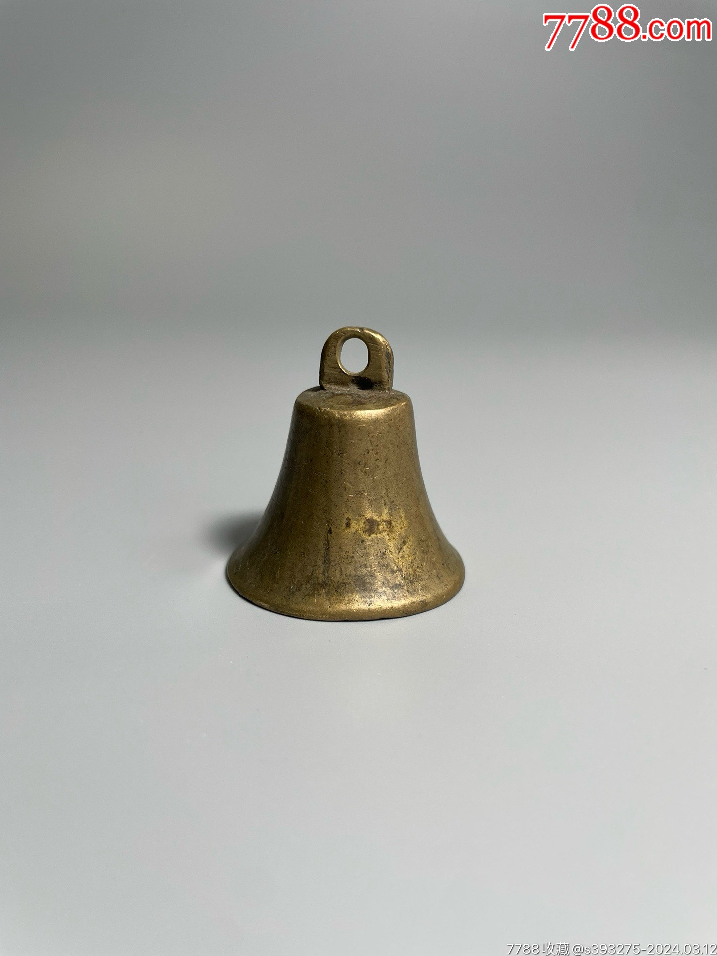 清代钟形铜铃铛_铜铃/铃铛_大户收藏【7788红宝书】