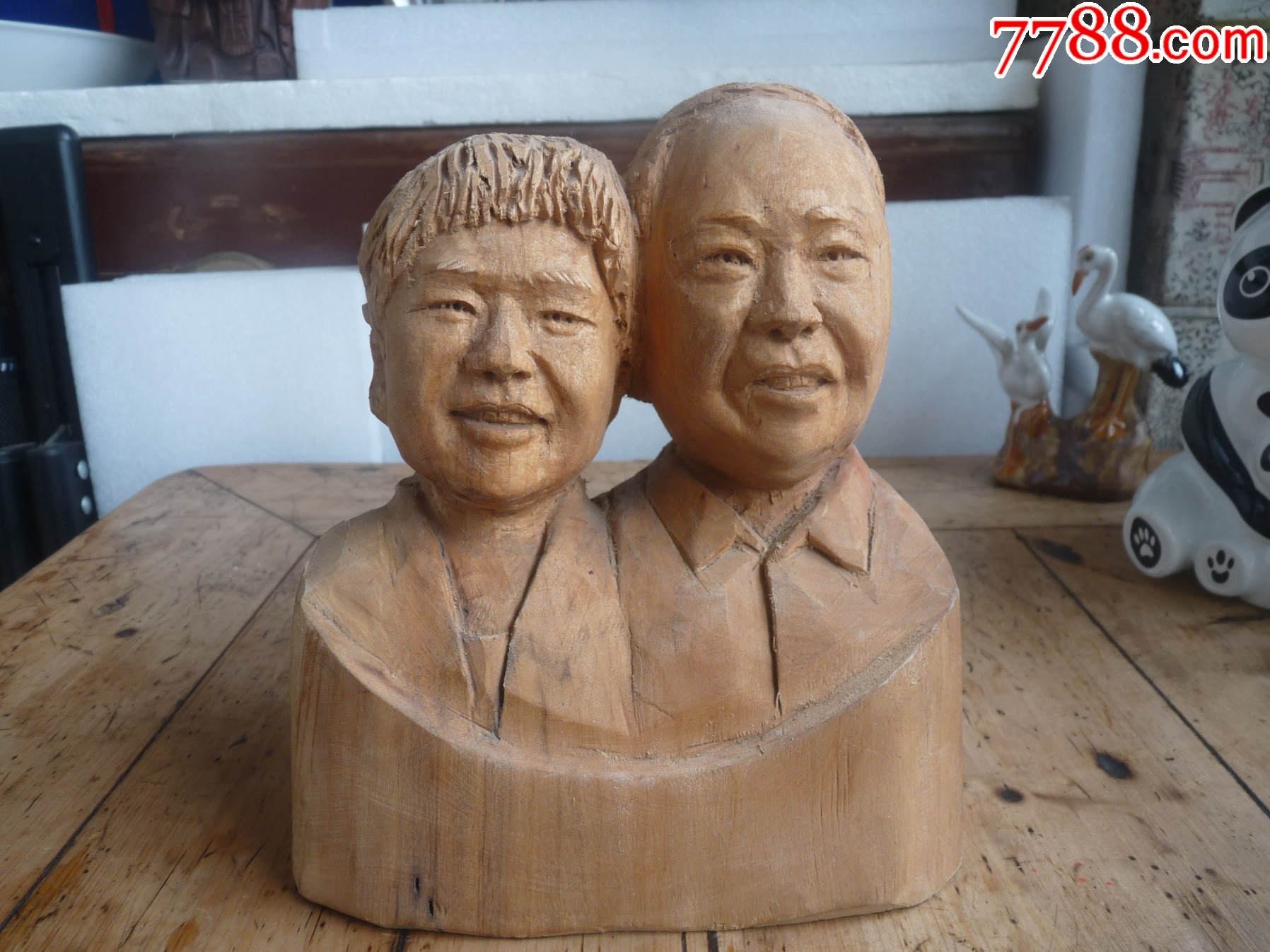 木雕人物摆件_木雕摆件_怀旧时光古玩店【7788收藏__收藏热线】