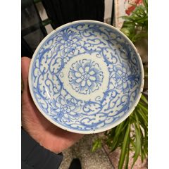 大清乾隆青花釉里红狮子滚绣球图纹笔洗 書道具文房具現代工芸品美術品置物 靓宝格- 乾隆青花釉里红狮子滚绣球图盘