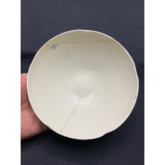 宋代湖田窑影青六盘花印花碗古瓷器收藏品_白瓷/青白瓷_嘉臣收藏【7788旧书网】