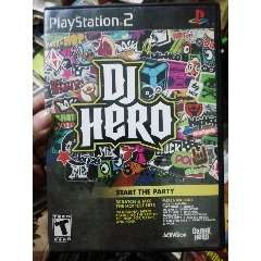 PS2游戏光盘DJ英雄
