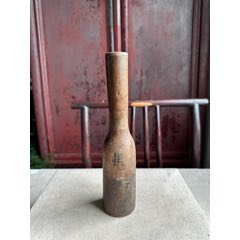 古董古玩收藏杂项清代木器家具棒锤锤子民俗收藏怀旧木棒有款-木棍