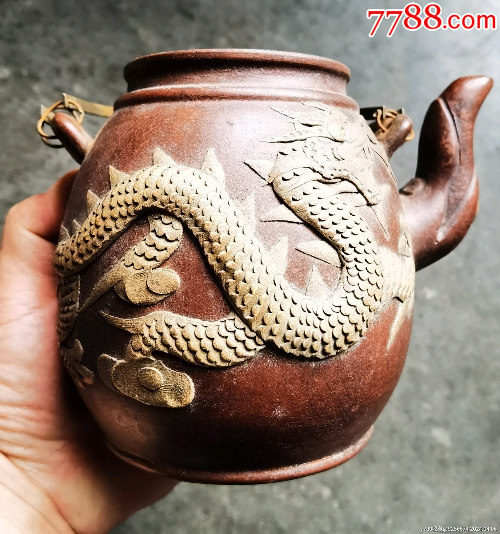 紫砂茶壺 臥虎蔵龍壺 宜興元坑紫砂 癸酉年1993年製 作家物 在銘 未使用美品 已售出）*新品*【孟臣款‧文旦】朱泥包金紫砂茶壺– Cha-Tailor