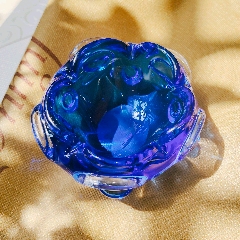 玻璃工艺品摆件老琉璃器皿琉璃老烟具10品￥5099中古vintage纯手工