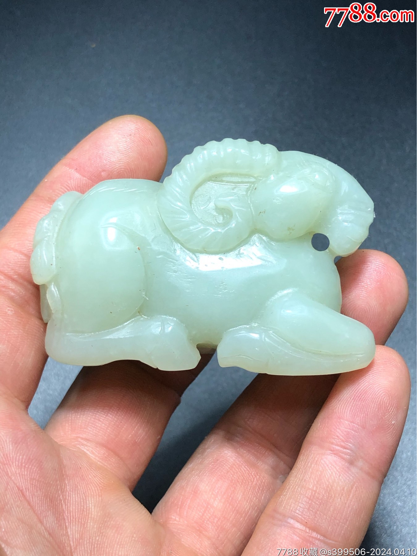 スペシャルオファ 和田玉玉羊洋洋得意手把件挂件_其他玉石/玉器_珍品阁古玉【7788 その他