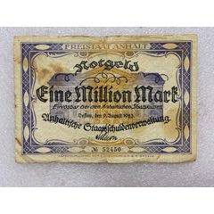德国1923年100万马克纸币(se100134044)