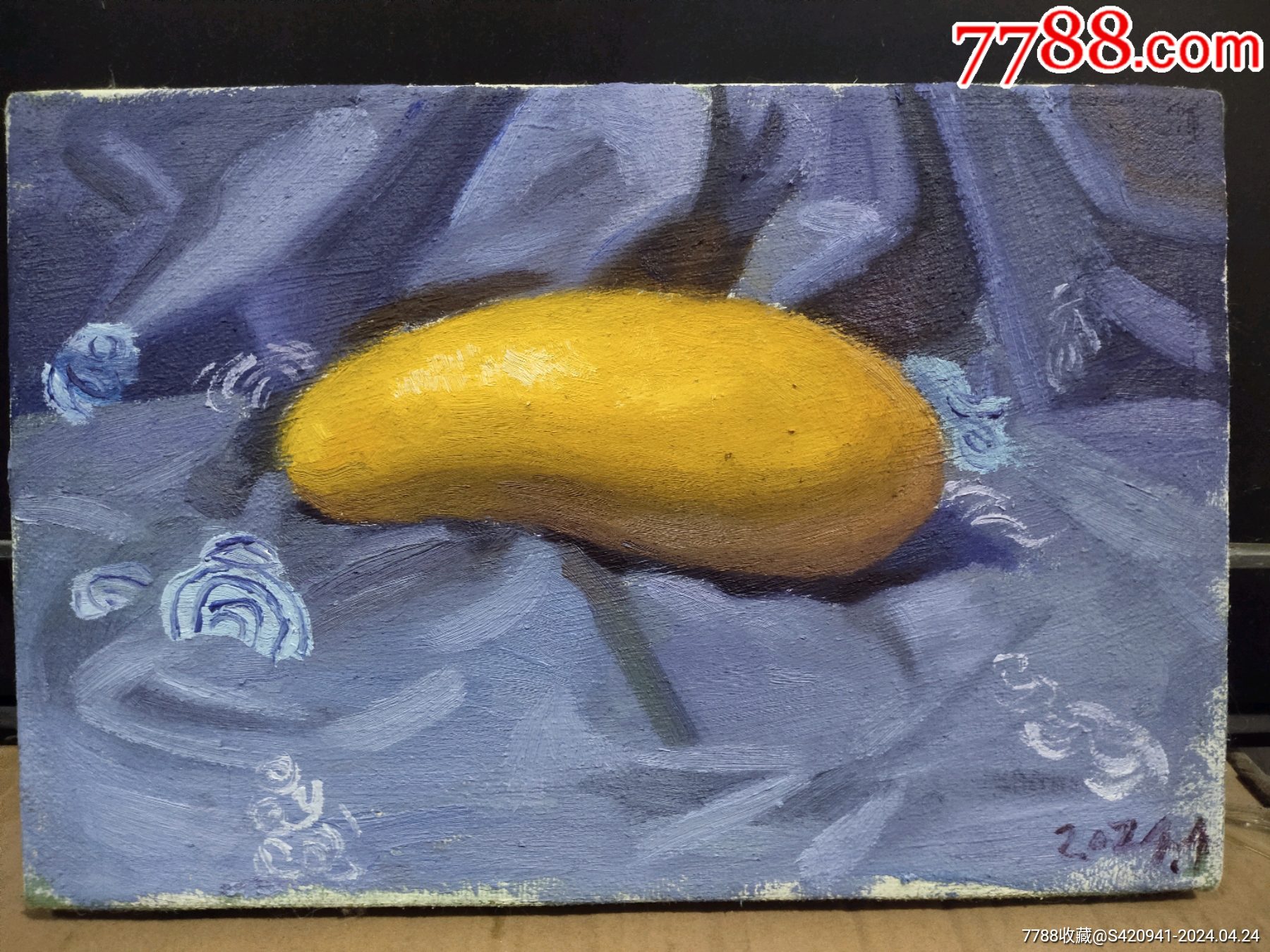 油畫(huà)靜物寫(xiě)生原創(chuàng)，_價(jià)格70元【聚鑫院】_第1張_7788收藏__收藏?zé)峋€(xiàn)