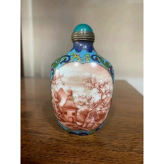 清代画珐琅鼻烟壶,_旧鼻烟壶_藏富天下【7788旧书网】 清代画珐琅鼻烟壶,_旧鼻烟壶_藏富天下【7788旧书网】