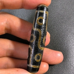 もんちゃん瑪瑙 如意天珠 9-136 もんちゃん様専用瑪瑙 如意天珠 9-136