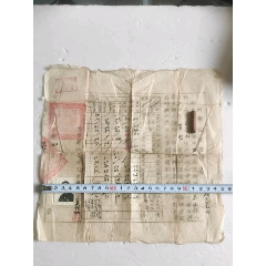1953年浙江东阳县私立南强中学。学习成绩单
