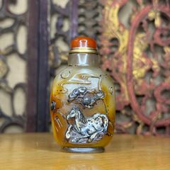 玛瑙鼻烟壶-鼻烟壶-7788旧书网