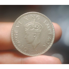 1940年英属印度一卢比银币-￥80 元_外国钱币_7788网