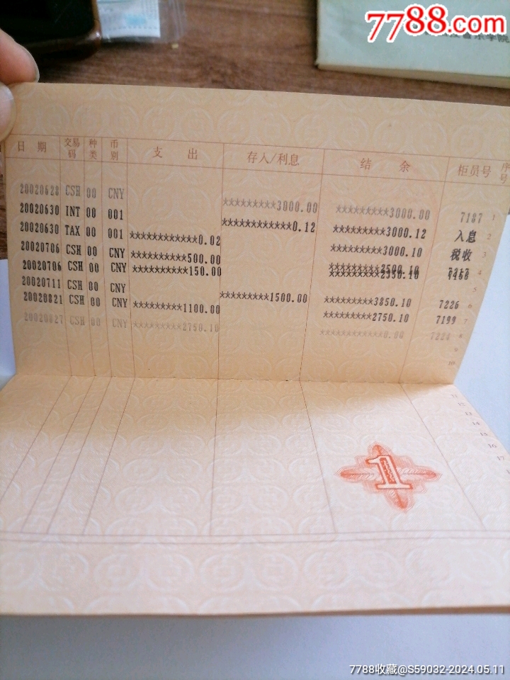 2002年中国银行本、外币活期一本通_存单/存折_第3张_7788期刊网