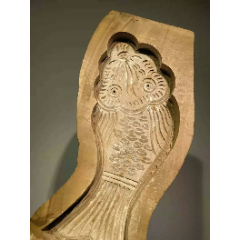 老木雕糕印粑粑印木鱼印-￥188 元_木制印模_7788网