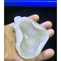 古玩旧藏和田玉笔洗-笔洗-7788红宝书