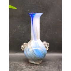 建国初期双耳琉璃花瓶一只-￥65 元_琉璃瓶_7788网